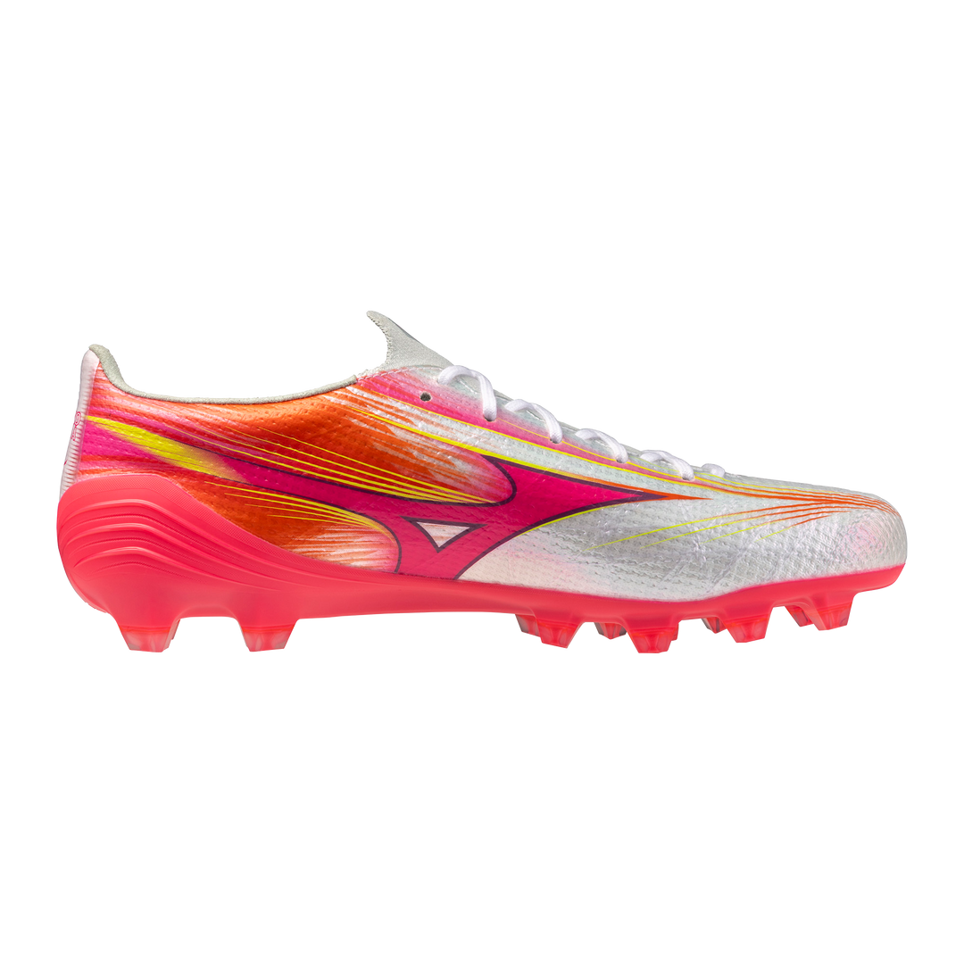 Mizuno Alpha III Elite FG Boots- White/Pink
