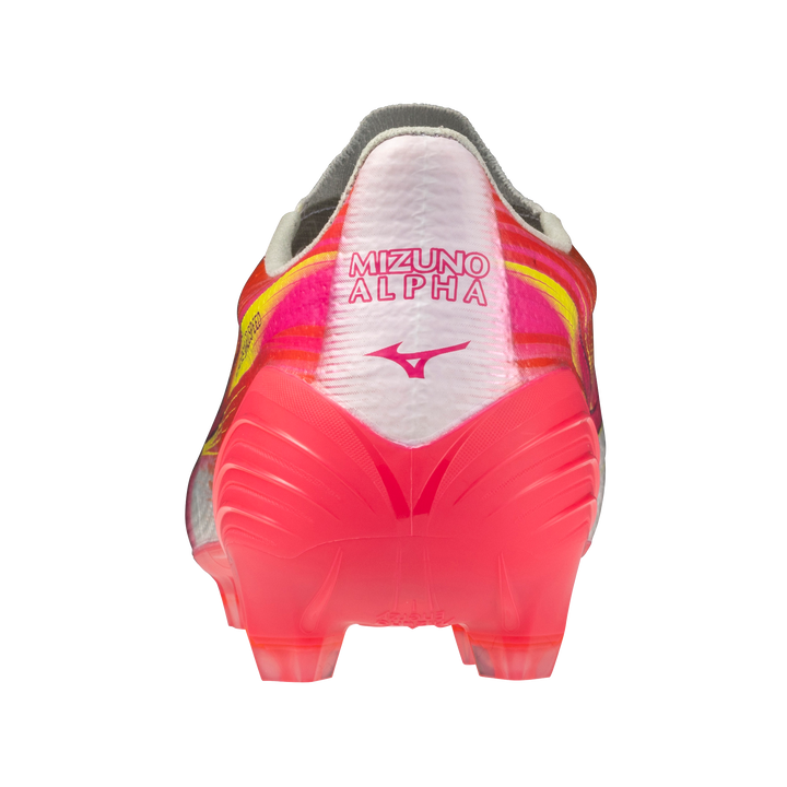 Mizuno Alpha III Elite FG Boots- White/Pink