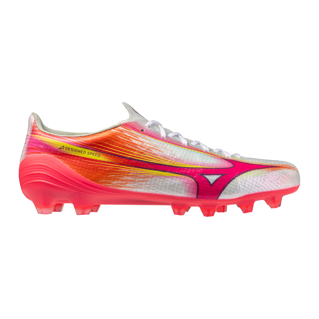 Mizuno Alpha III Elite FG Boots- White/Pink