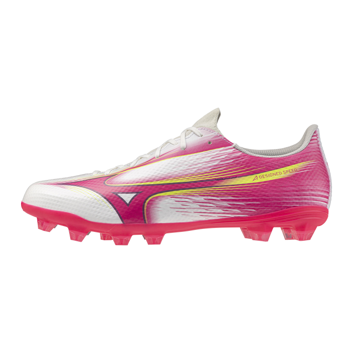 Mizuno Alpha III Select FG Boots- White/Pink