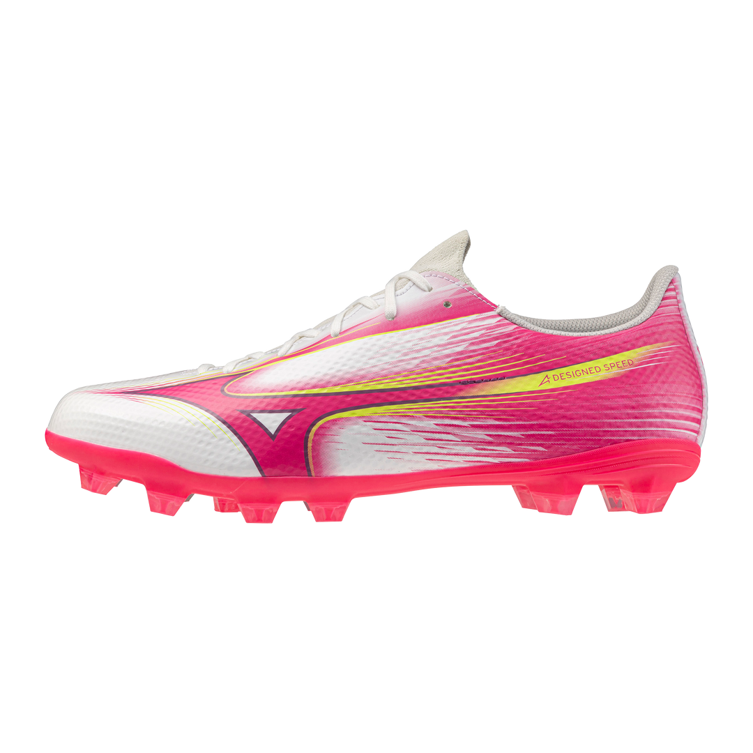 Mizuno Alpha III Select FG Boots- White/Pink