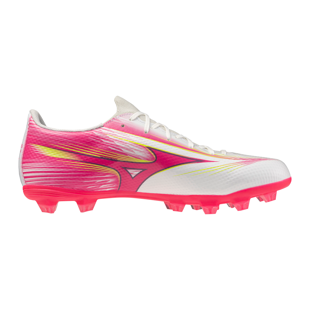 Mizuno Alpha III Select FG Boots- White/Pink