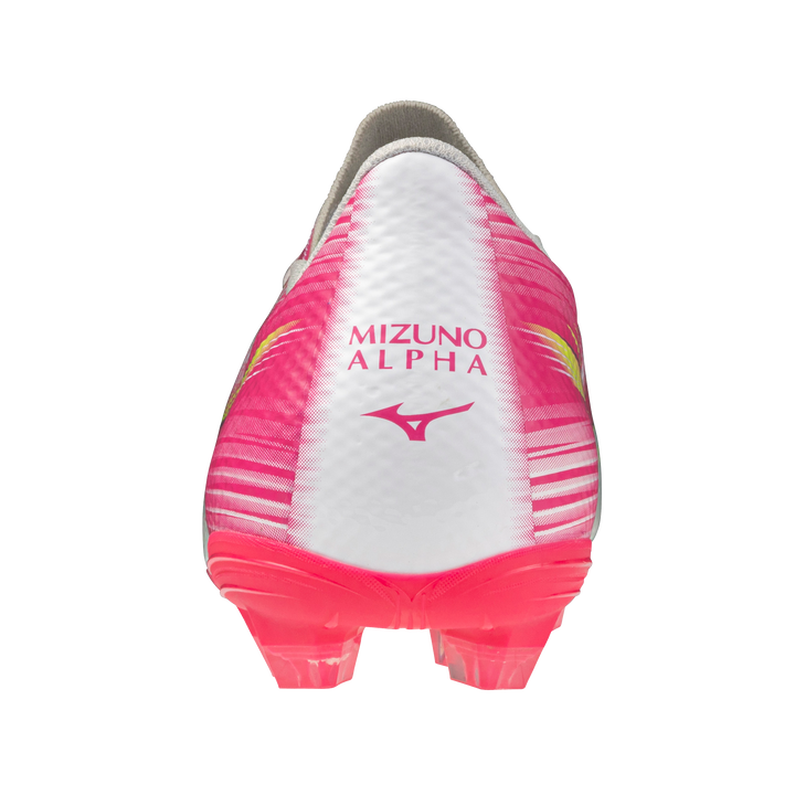 Mizuno Alpha III Select FG Boots- White/Pink