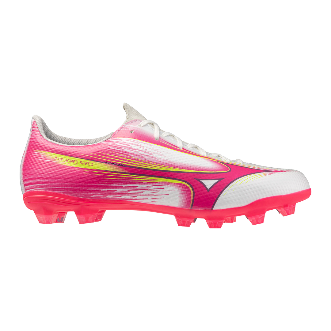 Mizuno Alpha III Select FG Boots- White/Pink