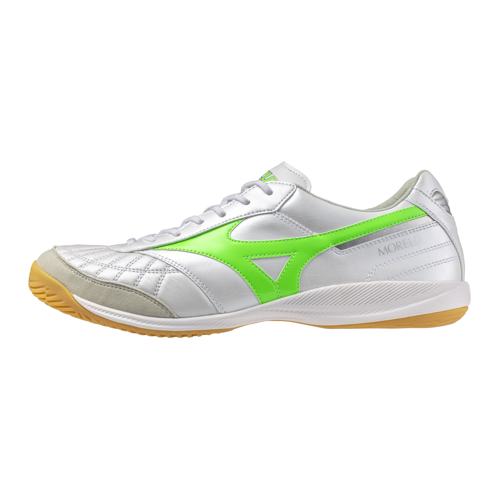 Mizuno Morelia サッカーシューズ ホワイト/グリーン 26cm ミズノ（MIZUNO）（メンズ、レディース）サッカー インドア