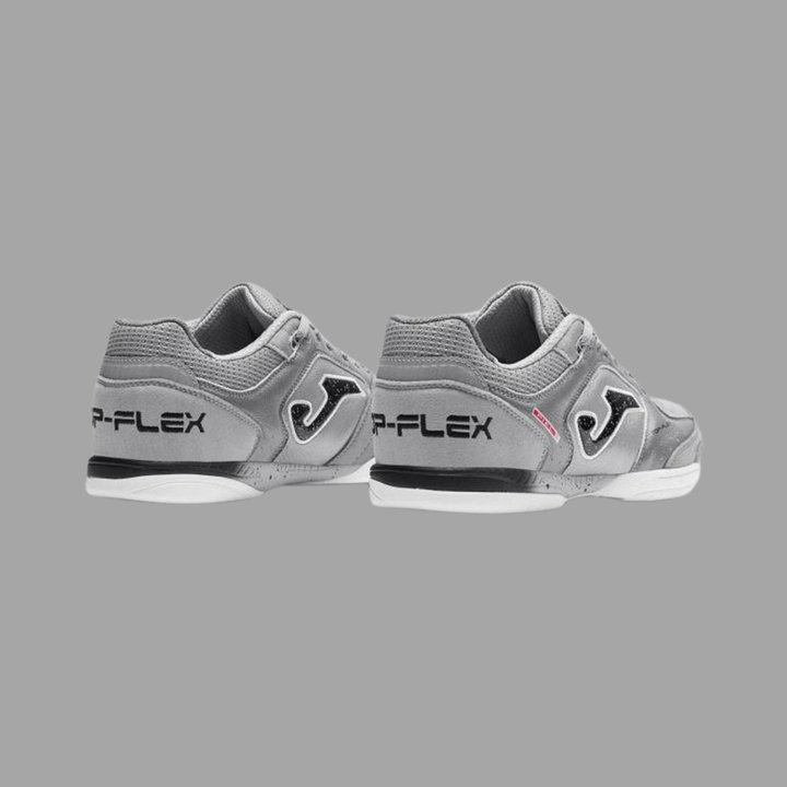 Joma Top Flex Indoor Boots- Silver/Black/White
