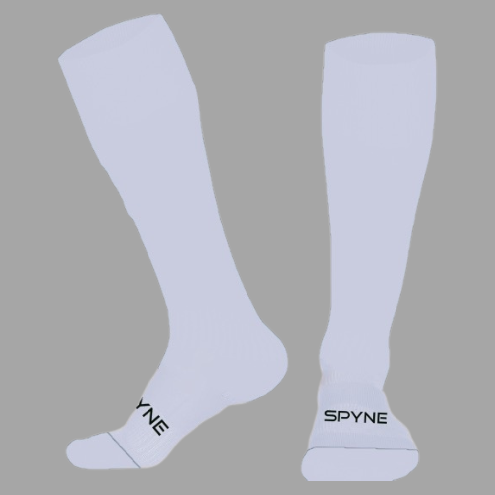 SPYNE Football Socks- White
