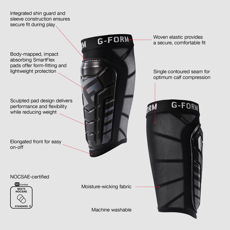 G-Form Pro-S Vento shin Guards- White