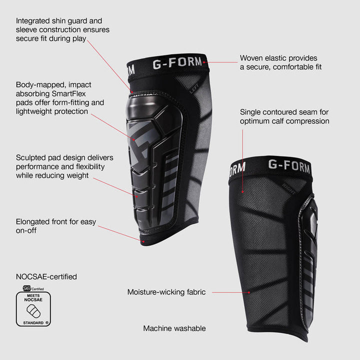 G-Form Pro-S Vento shin Guards- White
