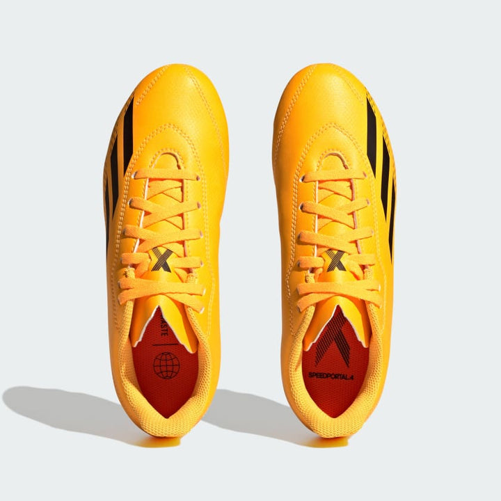 Adidas X Speedportal .4 FxG Boots Junior- Gold/Black/Orange