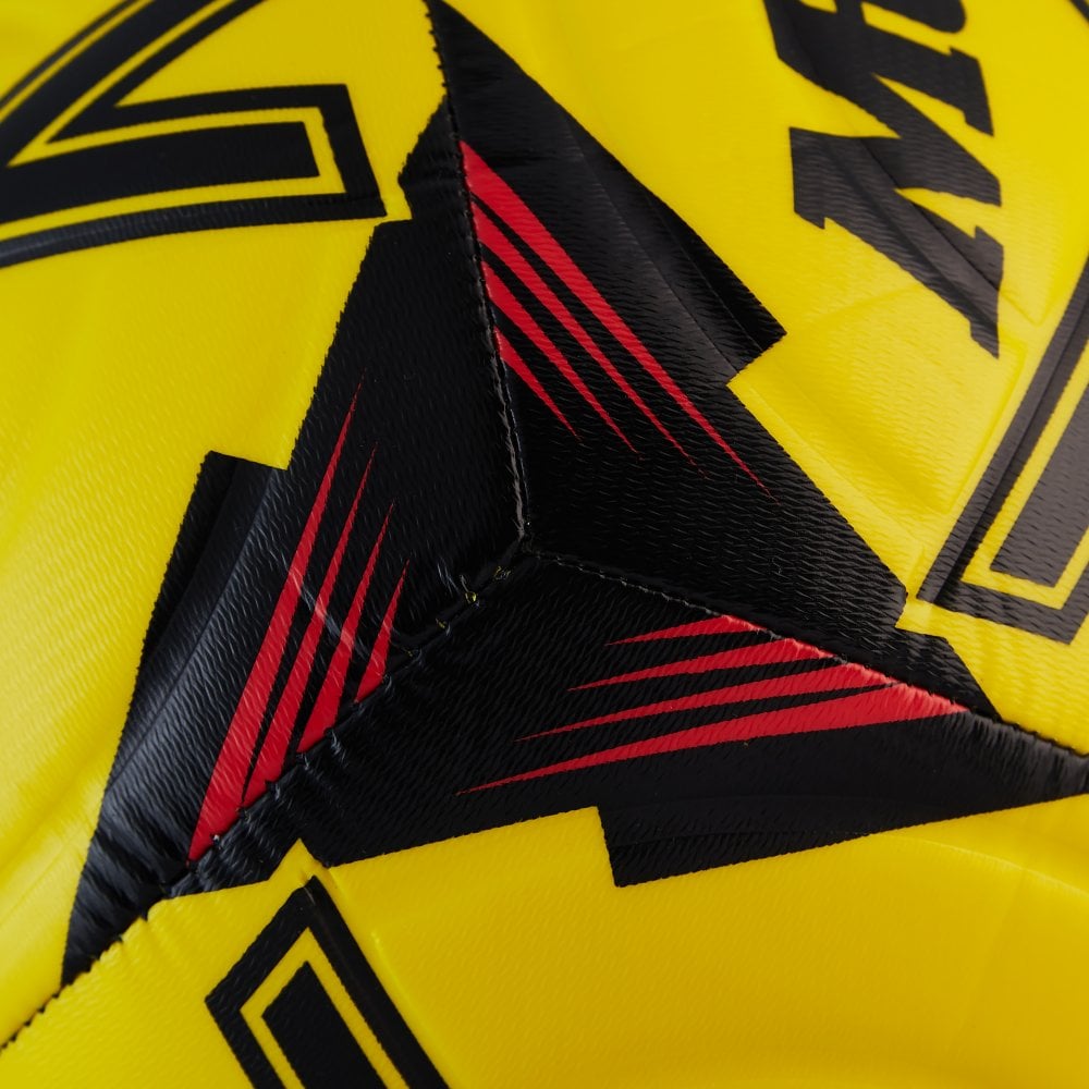 Mitre Impel One Ball- Yellow/Black/Red- Size 5
