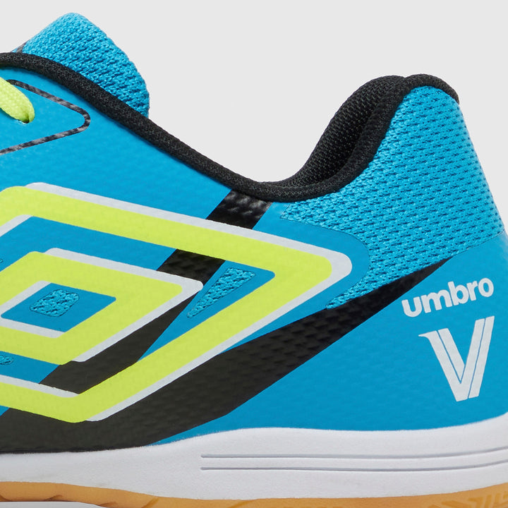 Umbro Futsal Sala V INDOOR Boots- Blue/Yellow/Black