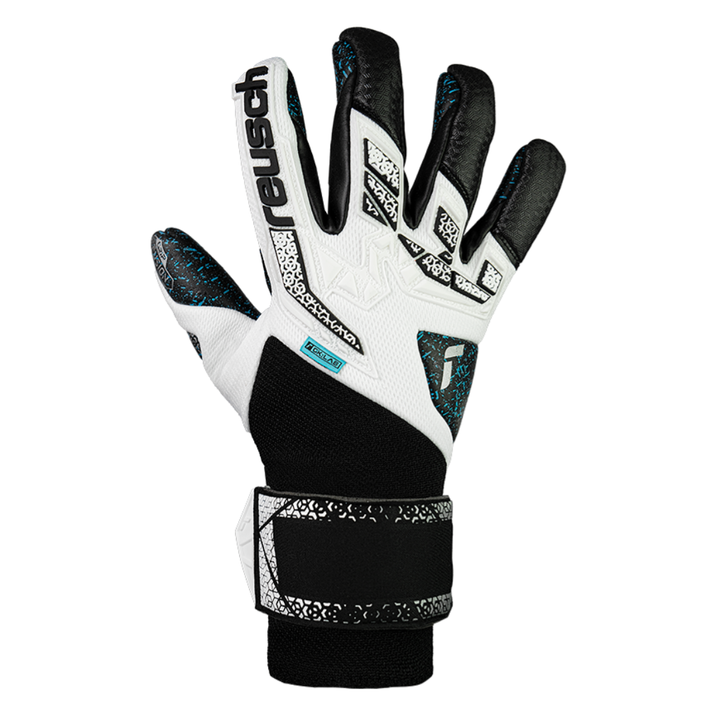 Reusch Freegel Fusion Goaliator Goalkeeper Gloves- Black/White/Silver