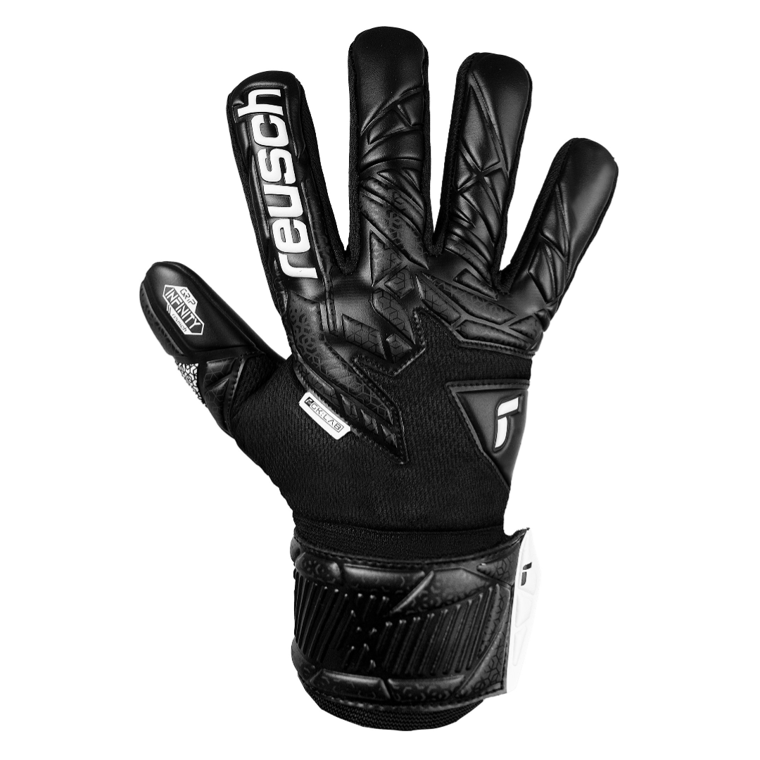 Reusch Attrakt Freegel Infinity Goalkeeper Gloves- Black