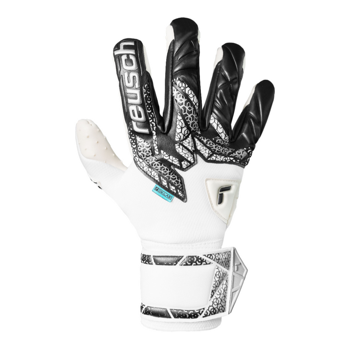 Reusch Attrakt Speedbump Goalkeeper Gloves- Black/White