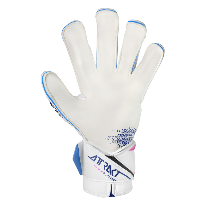 Reusch Attrakt RE GRIP Evolution Goalkeeper Gloves- White/Navy