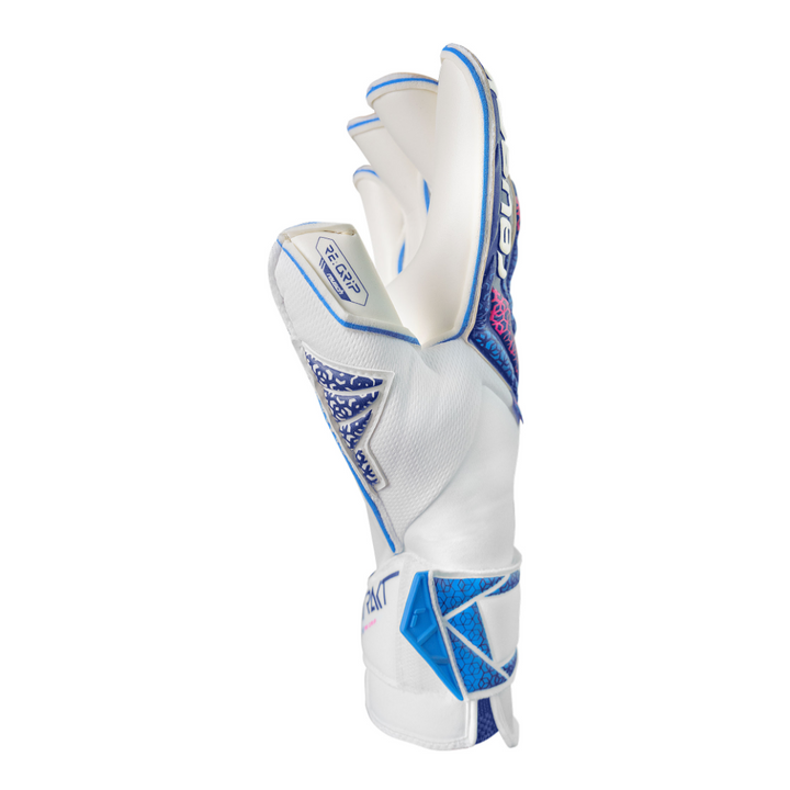 Reusch Attrakt RE GRIP Evolution Goalkeeper Gloves- White/Navy