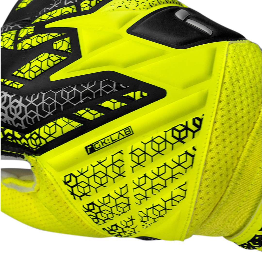 Reusch Attrakt Solid Goalkeeper Gloves- Yellow/Black