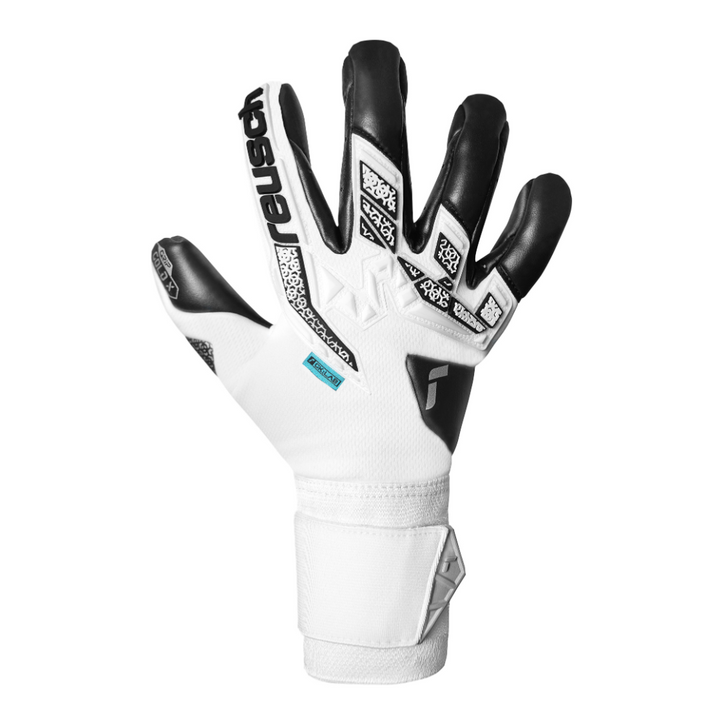 Reusch Attrakt Freegel Gold X Goalkeeper Gloves- White/Black