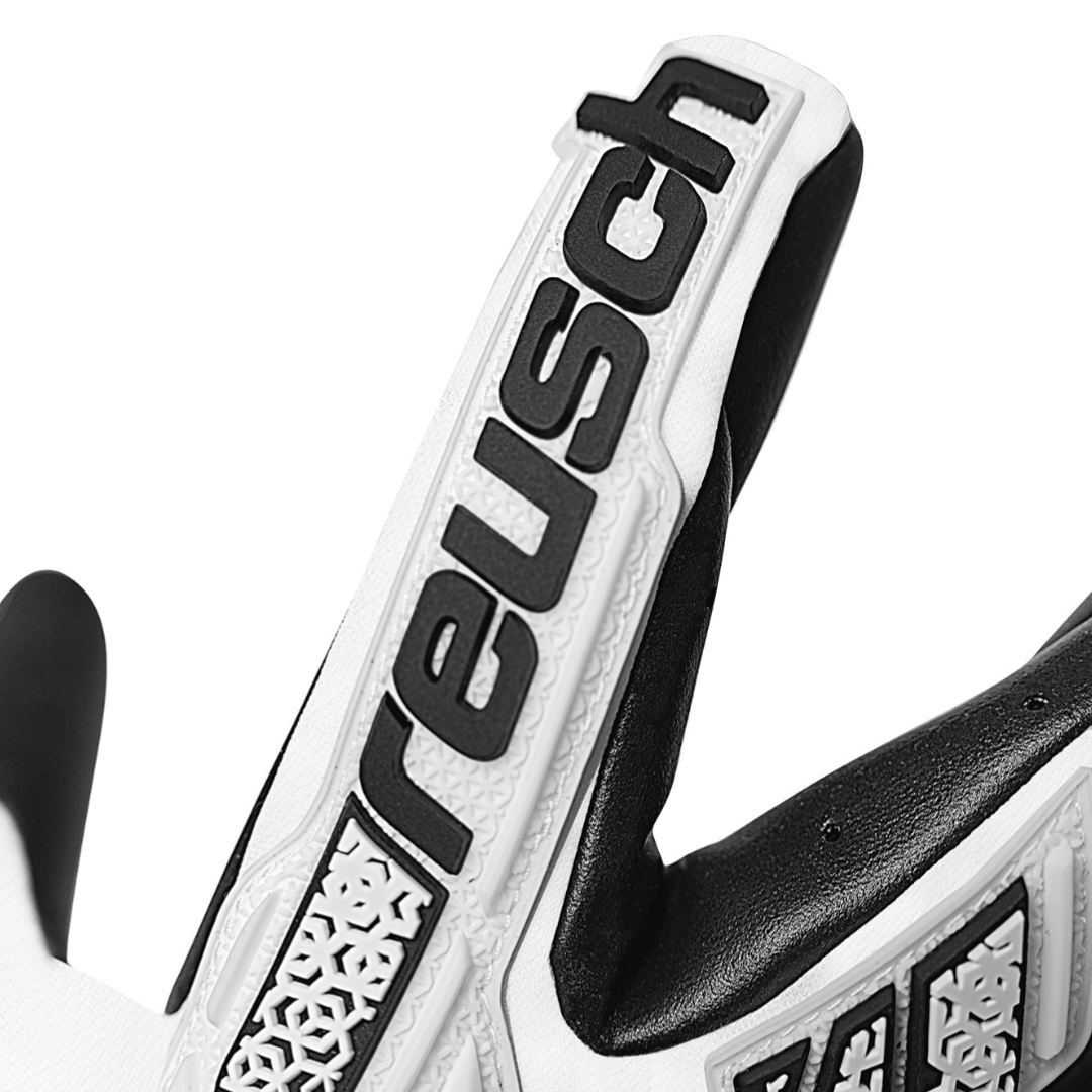 Reusch Attrakt Freegel Gold X Goalkeeper Gloves- White/Black