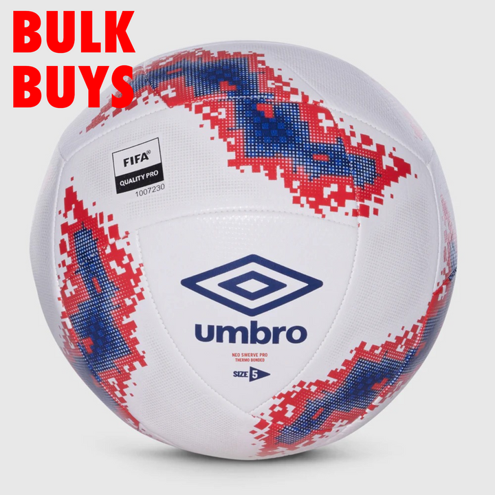 Umbro Neo Swerve FIFA Pro Ball- White/Navy/Red