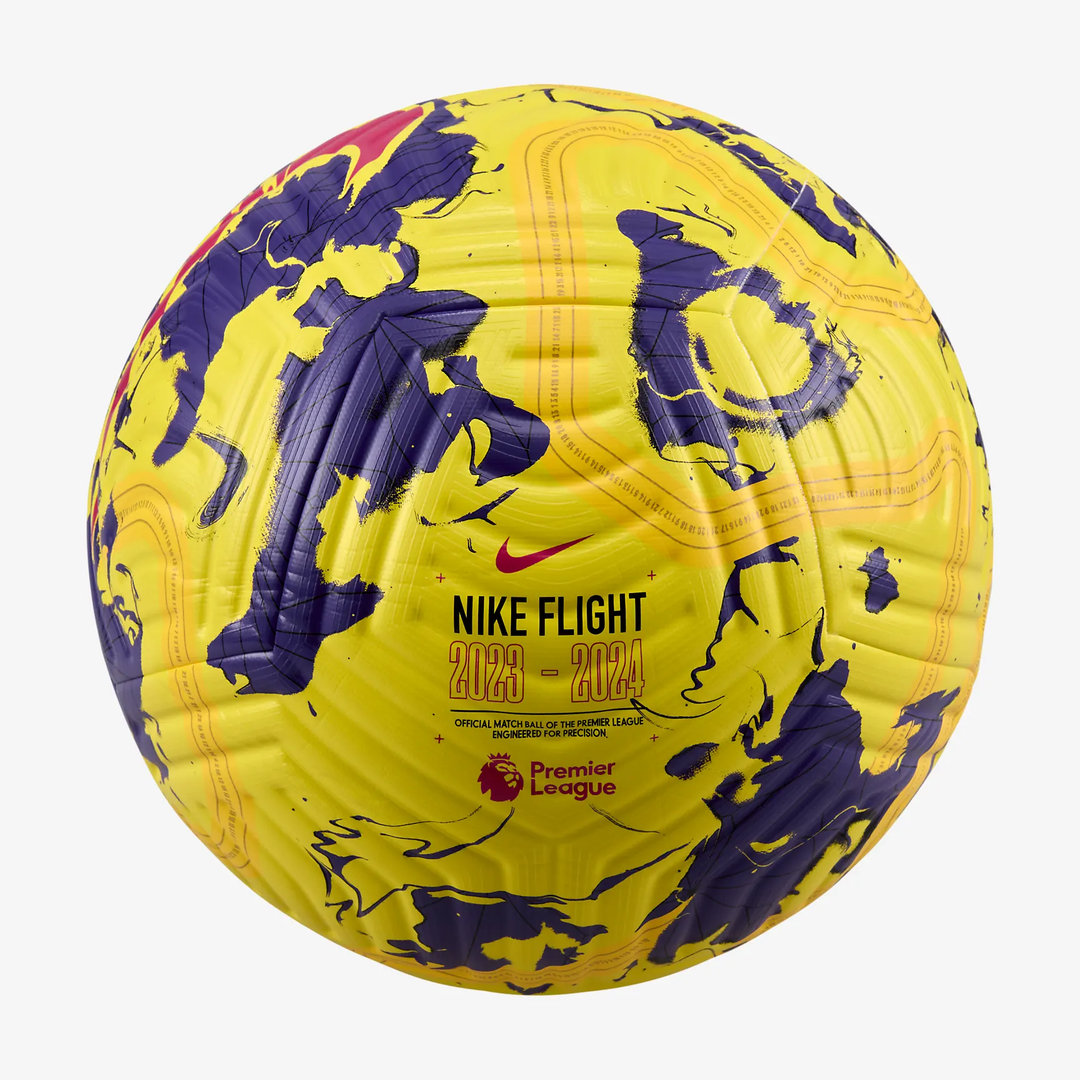 Nike 2023/24 Premier League Flight Official Match Ball- Yellow