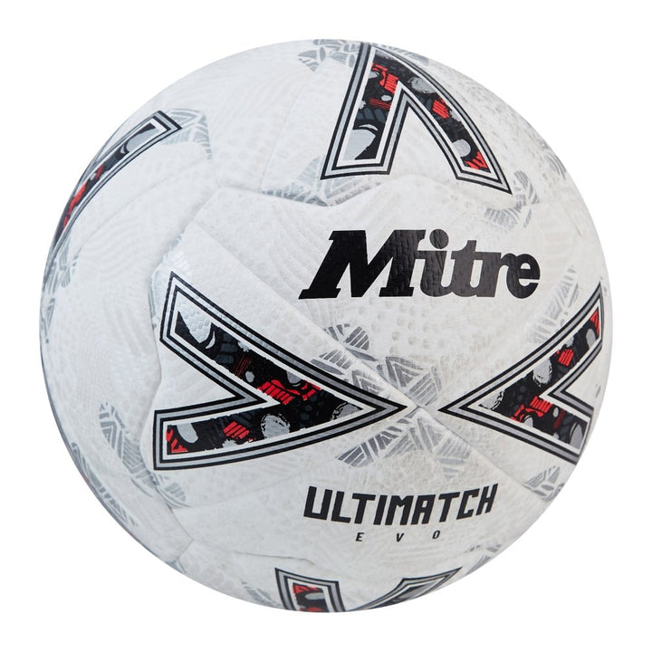 Mitre Ultimatch Evo 24 Match Ball- White- Size 5