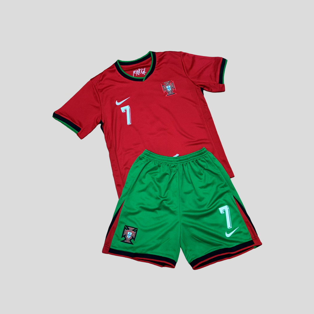 Portugal 2024/25 (RONALDO 7) Home Replica JUNIOR Kit