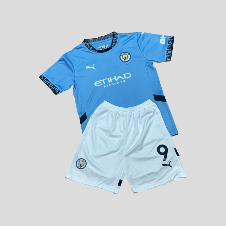 Manchester City 2024/25 (HAALAND 9) Home Replica JUNIOR Kit