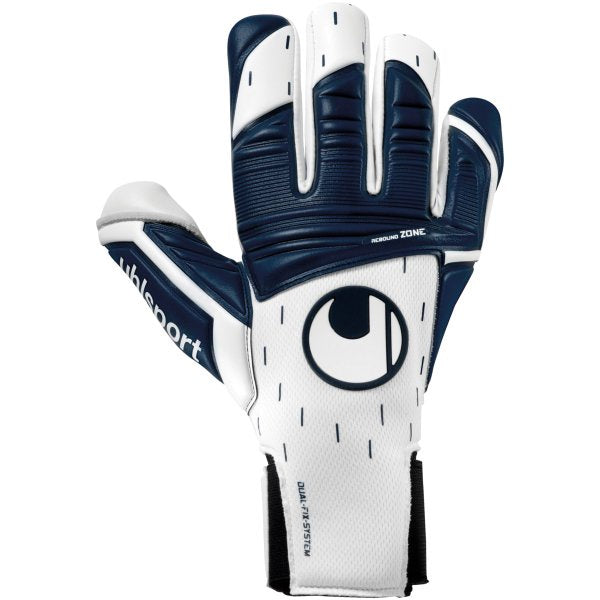 Uhlsport Absolutgrip Tight HN Goalkeeper Gloves- White/Navy