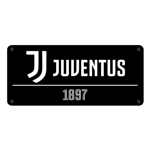 Juventus Street Sign- Black