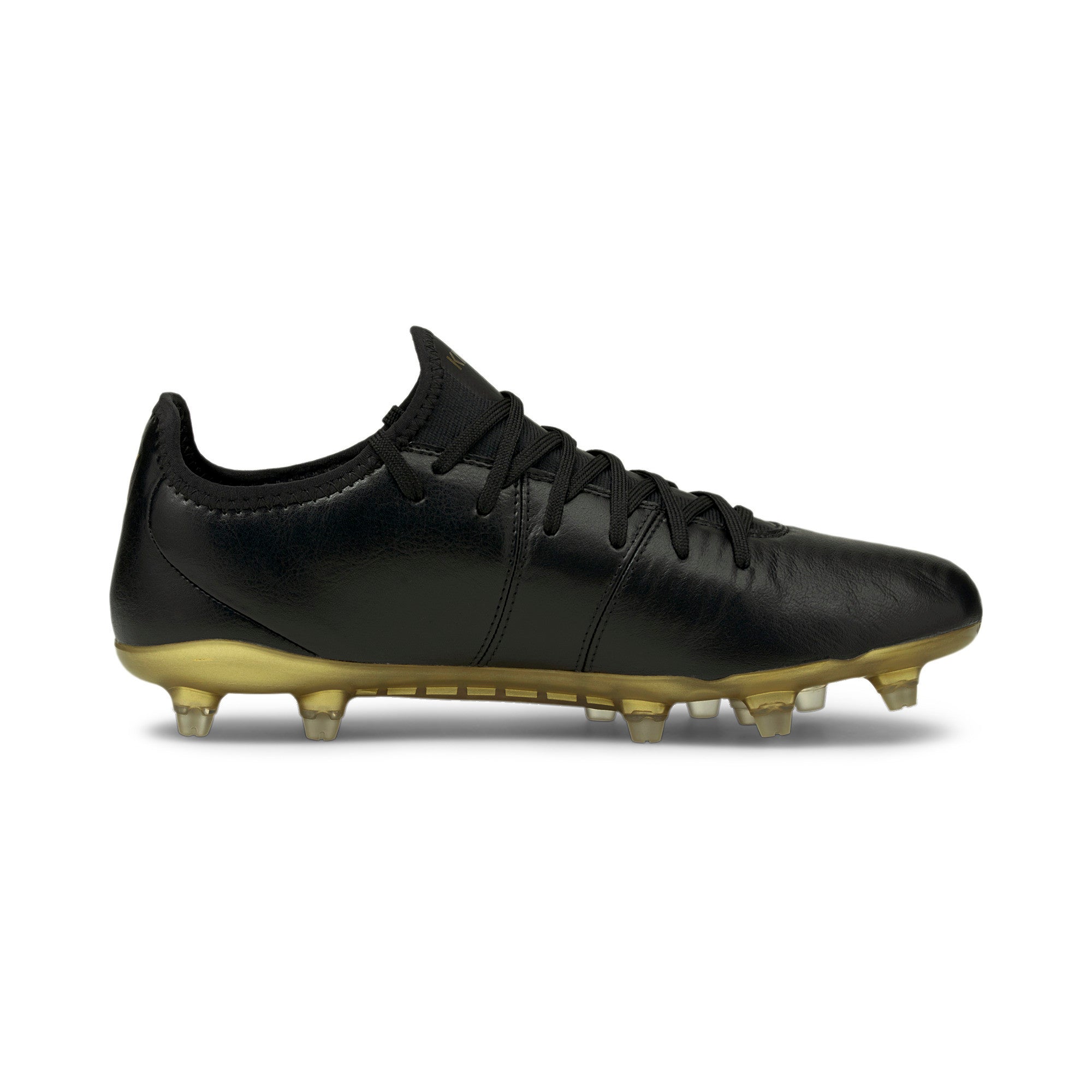 Puma king ii fg black/gold best sale