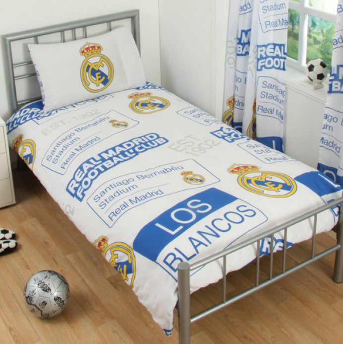 Real Madrid Patch Single Bed Set