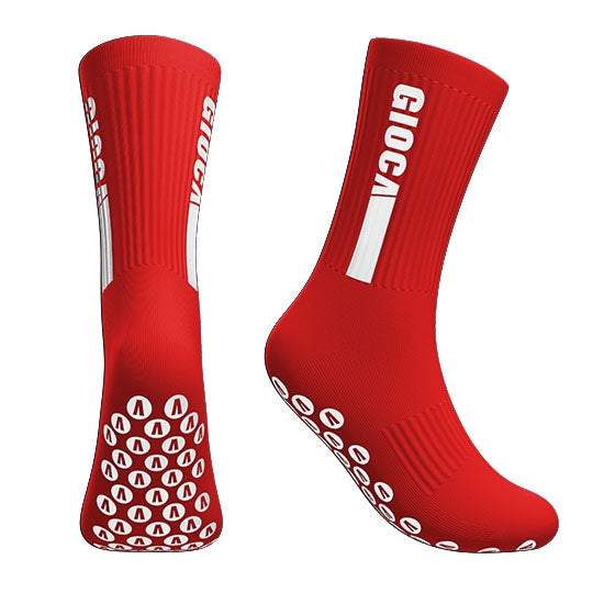 Gioca Grip Socks- Red