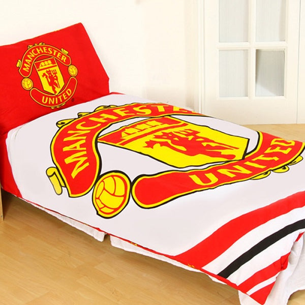 Manchester United Reversible Pulse Single Bed Set