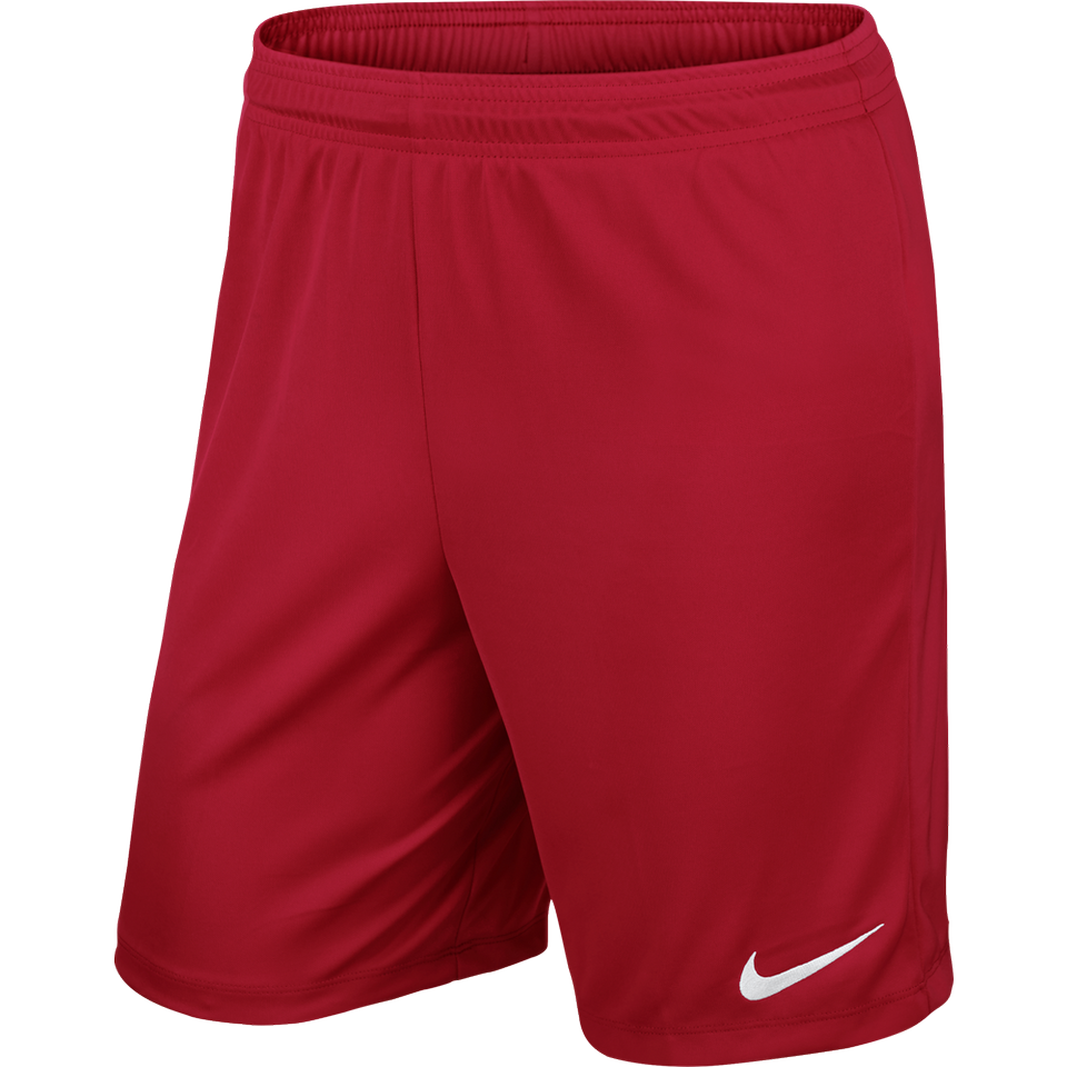 Nike DRI-FIT Park III Shorts- Red