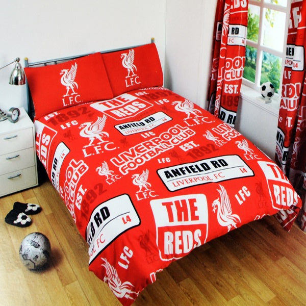 Liverpool Patch Double Bed Set