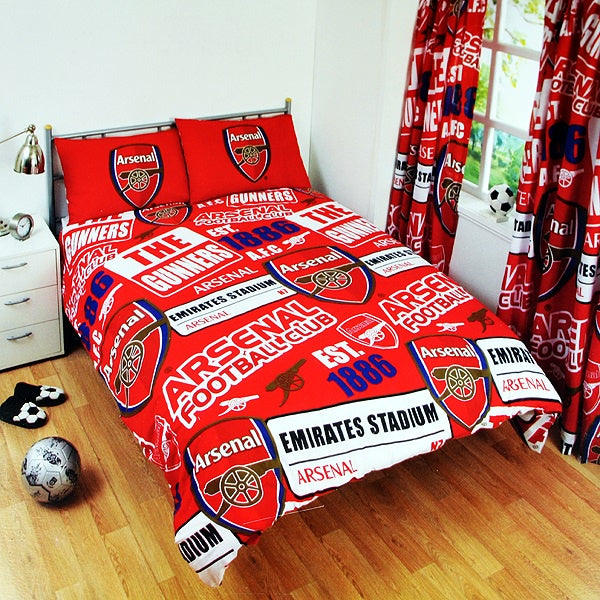 Arsenal Patch Double Bed Set