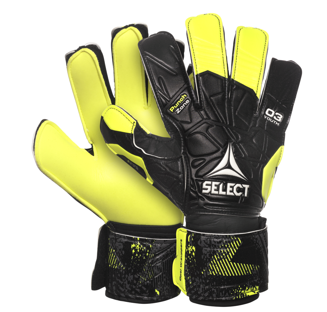 Select 03 Training Goalkeeper Gloves- JUNIOR- Black