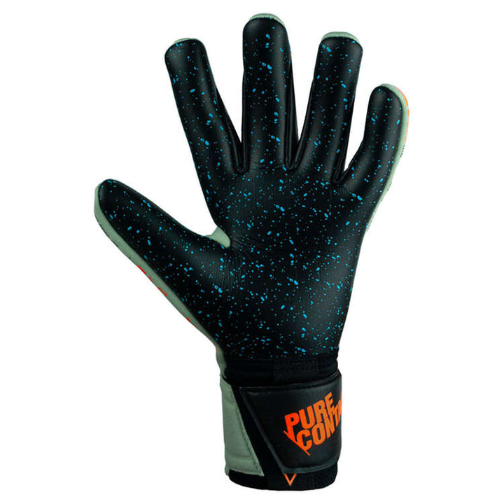 Reusch Pure Contact Fusion Goalkeeper Gloves- Desert Green/ Orange/ Black