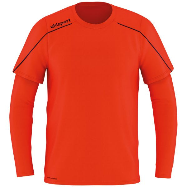 Uhlsport Stream 22 Goalkeeper Shirt- Fluro Orange