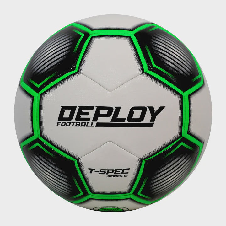 Deploy T Spec Series III Training Ball- White/Black/Green