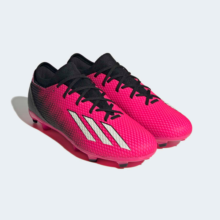 adidas X SpeedPortal .3 FG Boots- Black/White/Pink