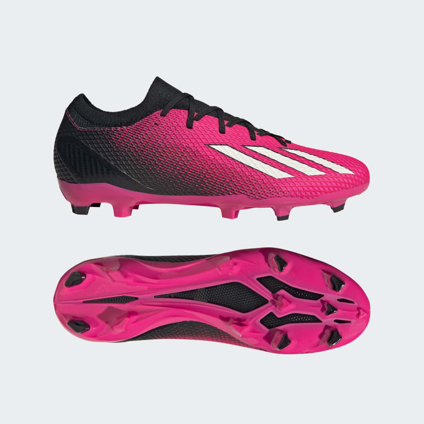 adidas X SpeedPortal .3 FG Boots- Black/White/Pink
