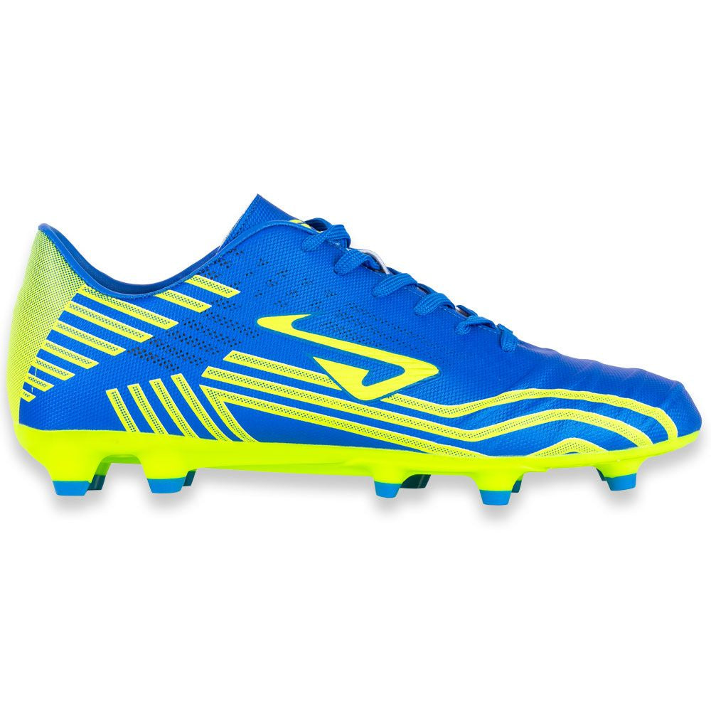 Nomis Prodigy Boots FG Junior- Royal/Furo lime – Soccer Locker