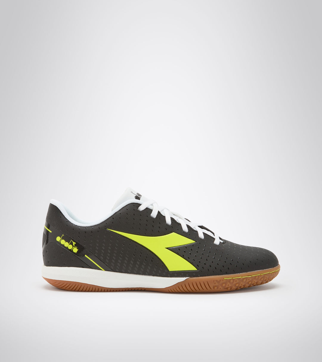 Diadora Pichichi Indoor Boots- Black/Yellow