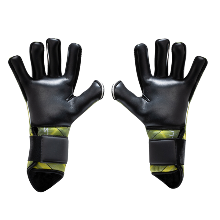 Storelli Lightning Goalkeeper Gloves- Yellow Storm