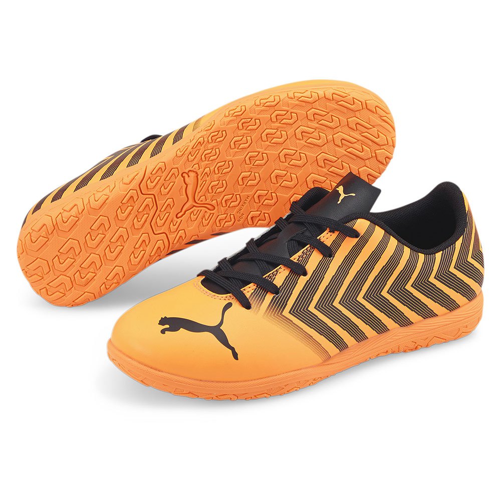 Puma Tacto FG/AG Indoor Boots- JUNIOR- Black/Orange