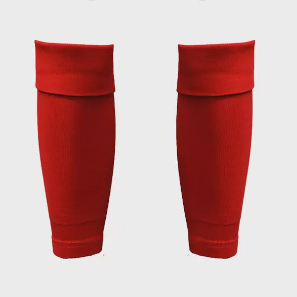 SPYNE Footless Socks- Red